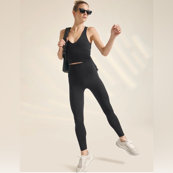 Beyond Yoga Pants - Beyond Yoga Heather Ribbed High Waist Midi Legging XS